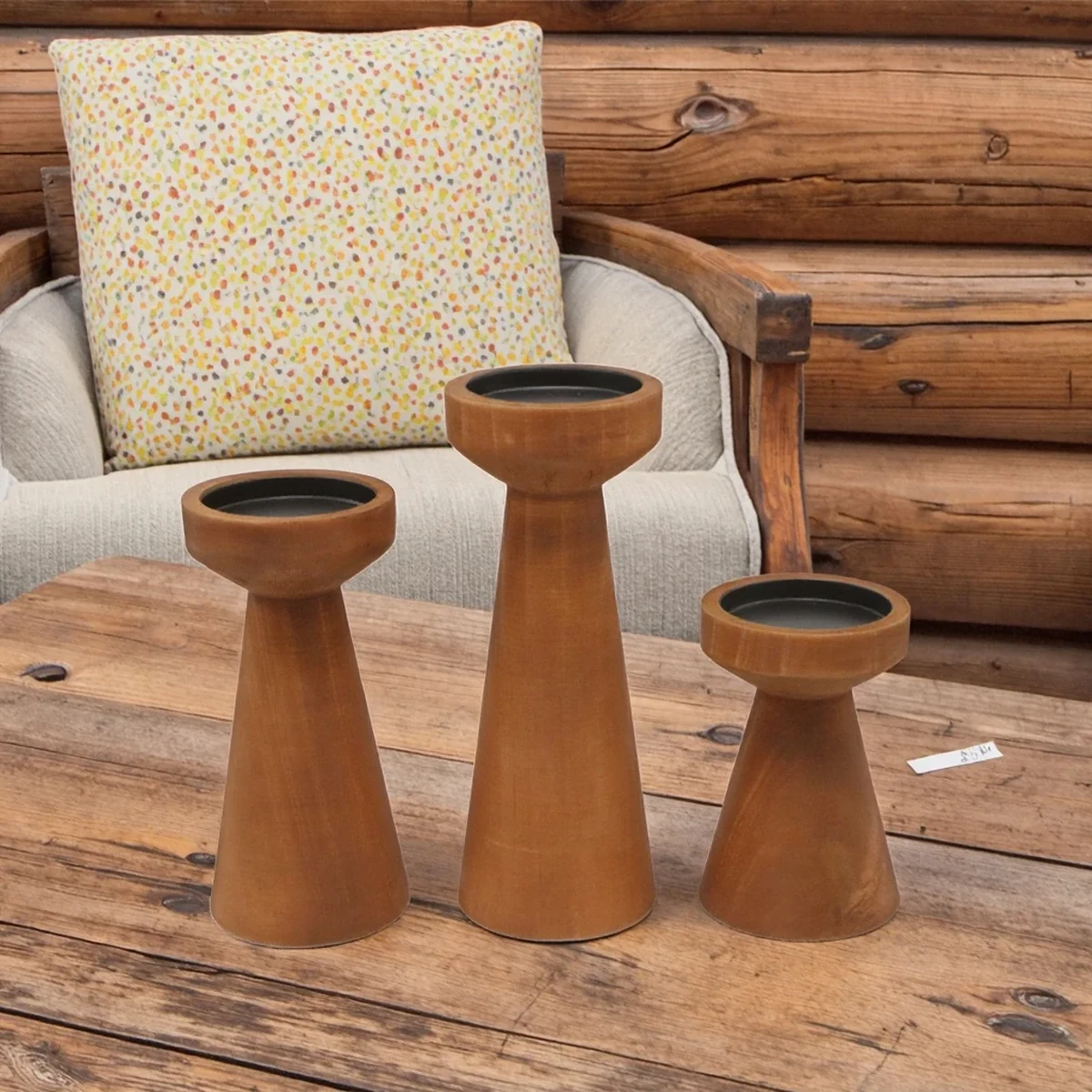 Rustic Solid Wood Home Accent