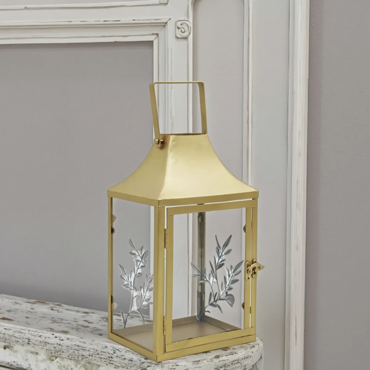Classic Metal Lantern Home Accent