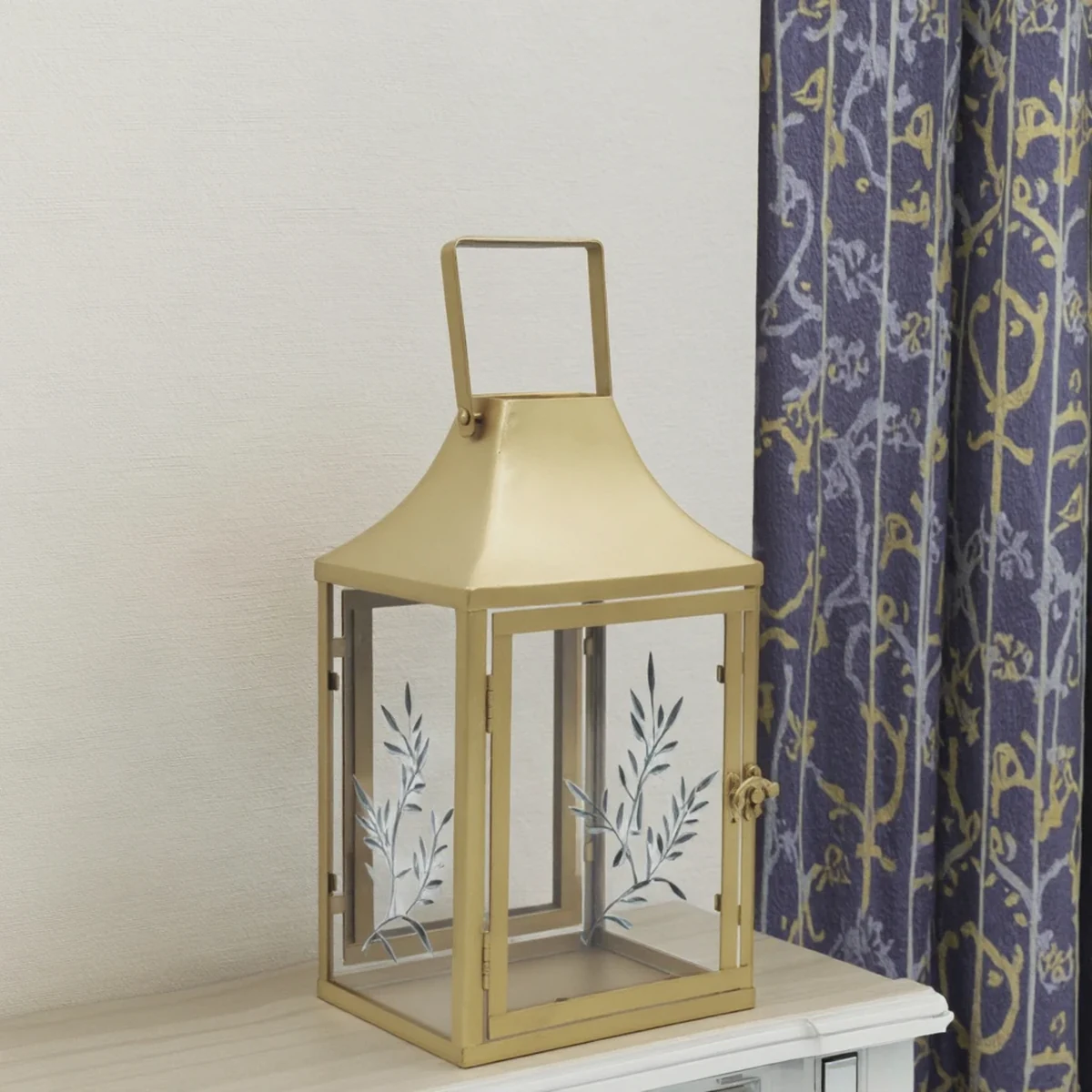 Classic Metal Lantern Home Accent