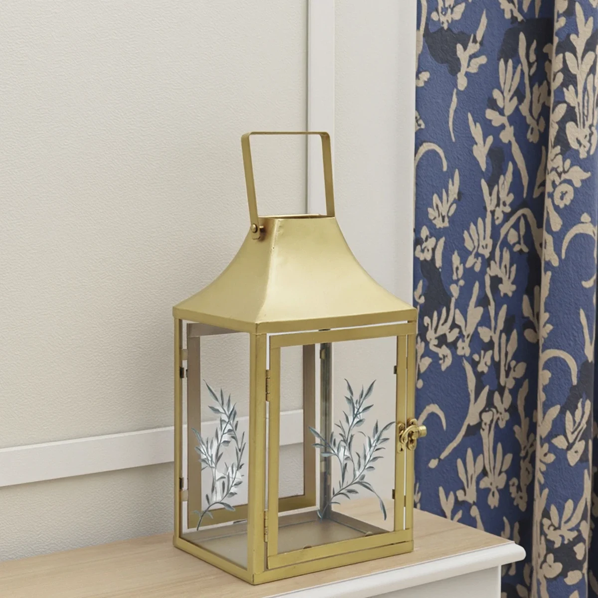 Classic Metal Lantern Home Accent