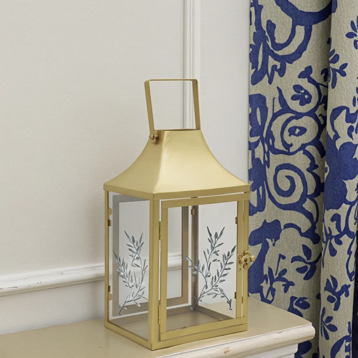 Classic Metal Lantern Home Accent