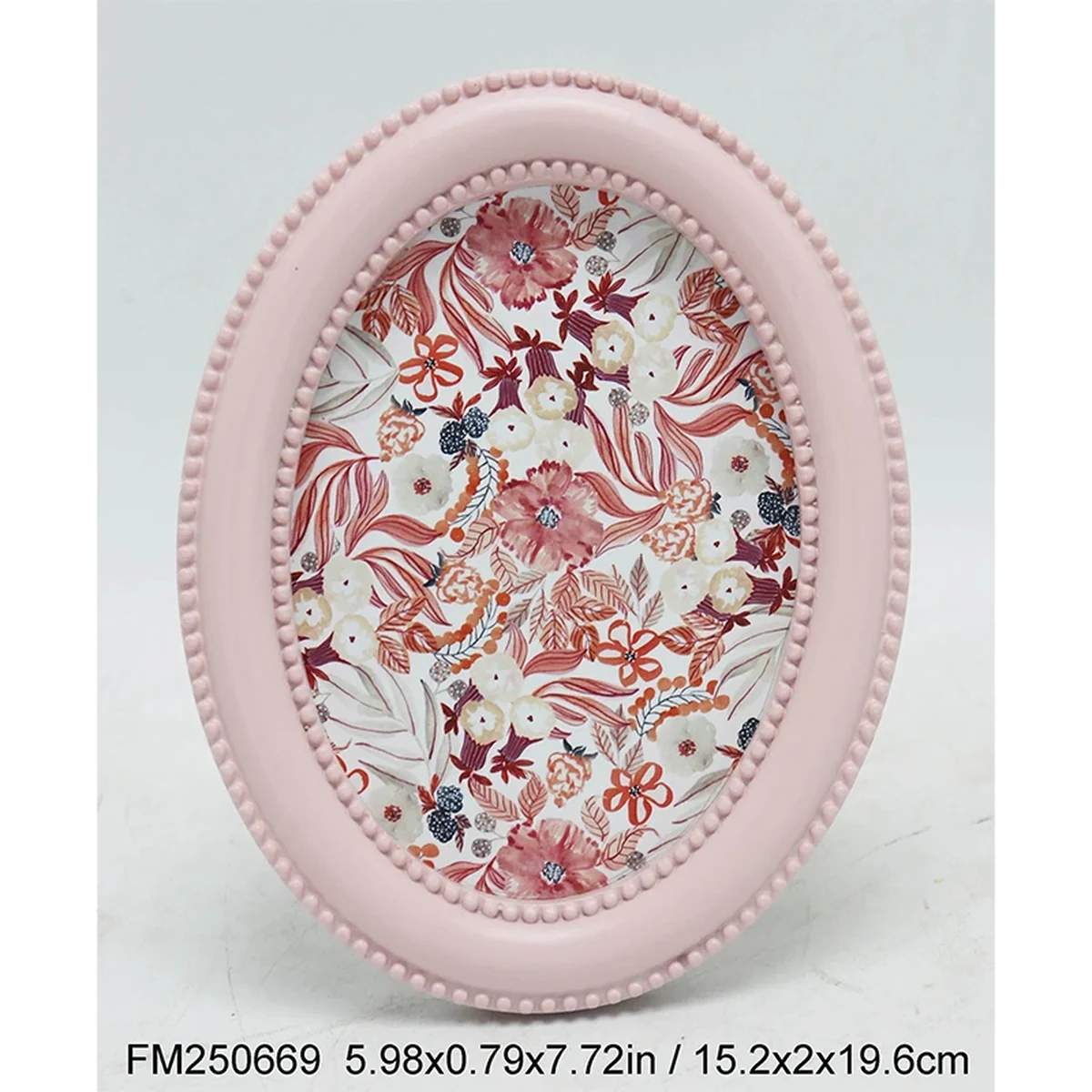 Nordic Resin Oval Picture Frame