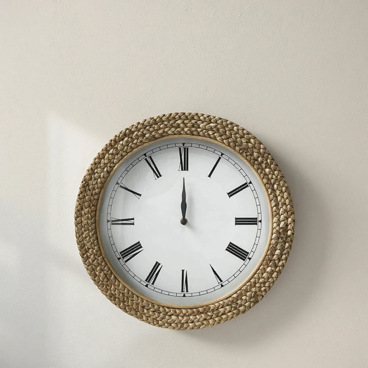 Antique Bamboo Wall Clock