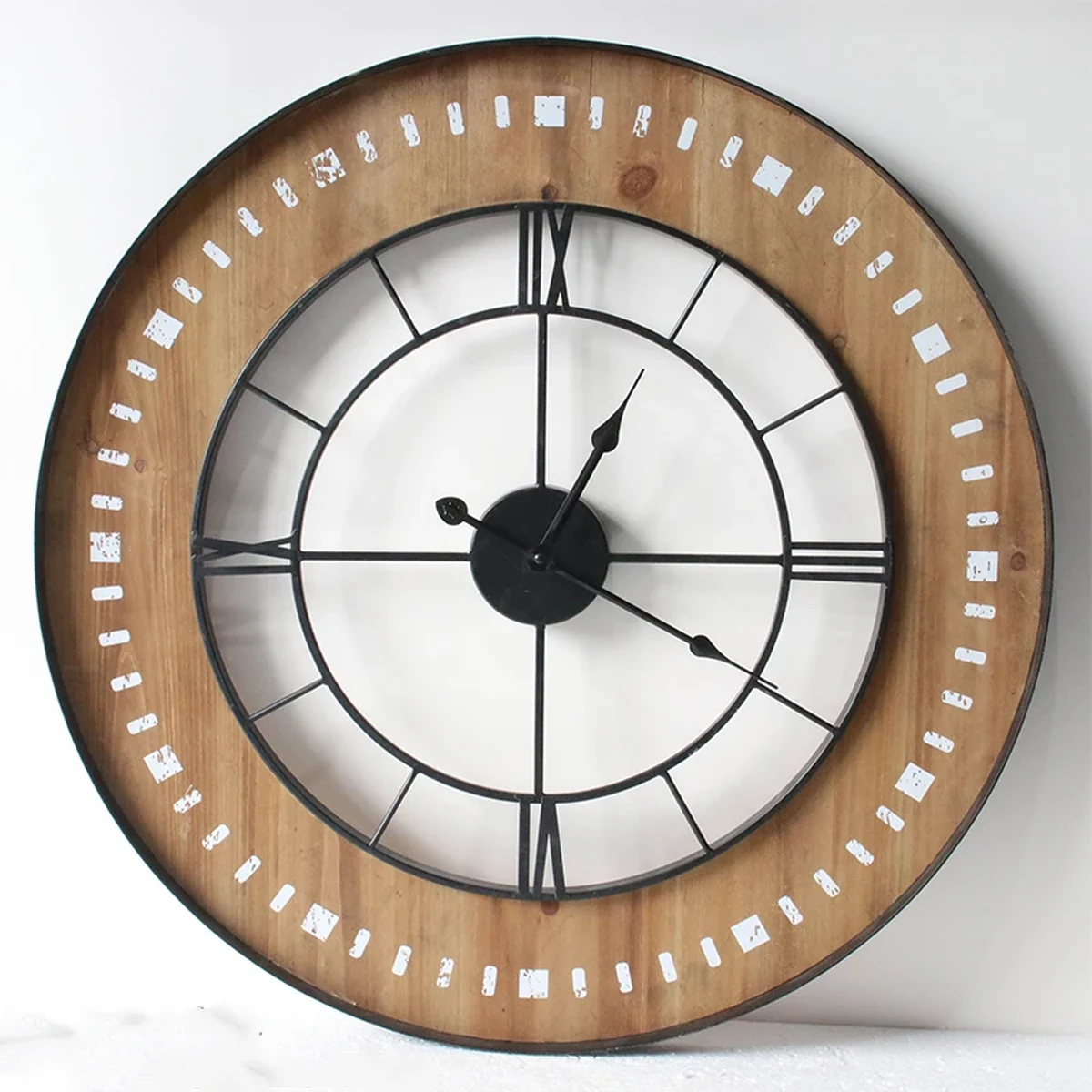Farmhouse Metal Wall Clock