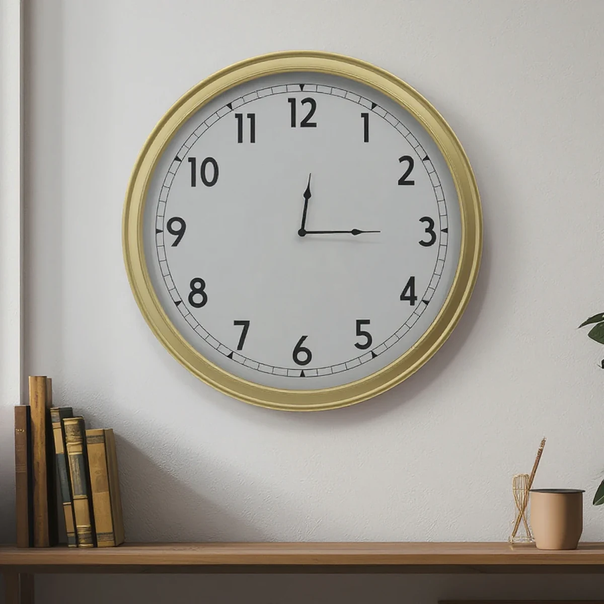 Nordic Metal Round Wall Clock