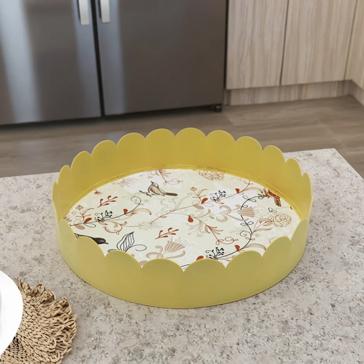 Vintage Metal Decorative Tray