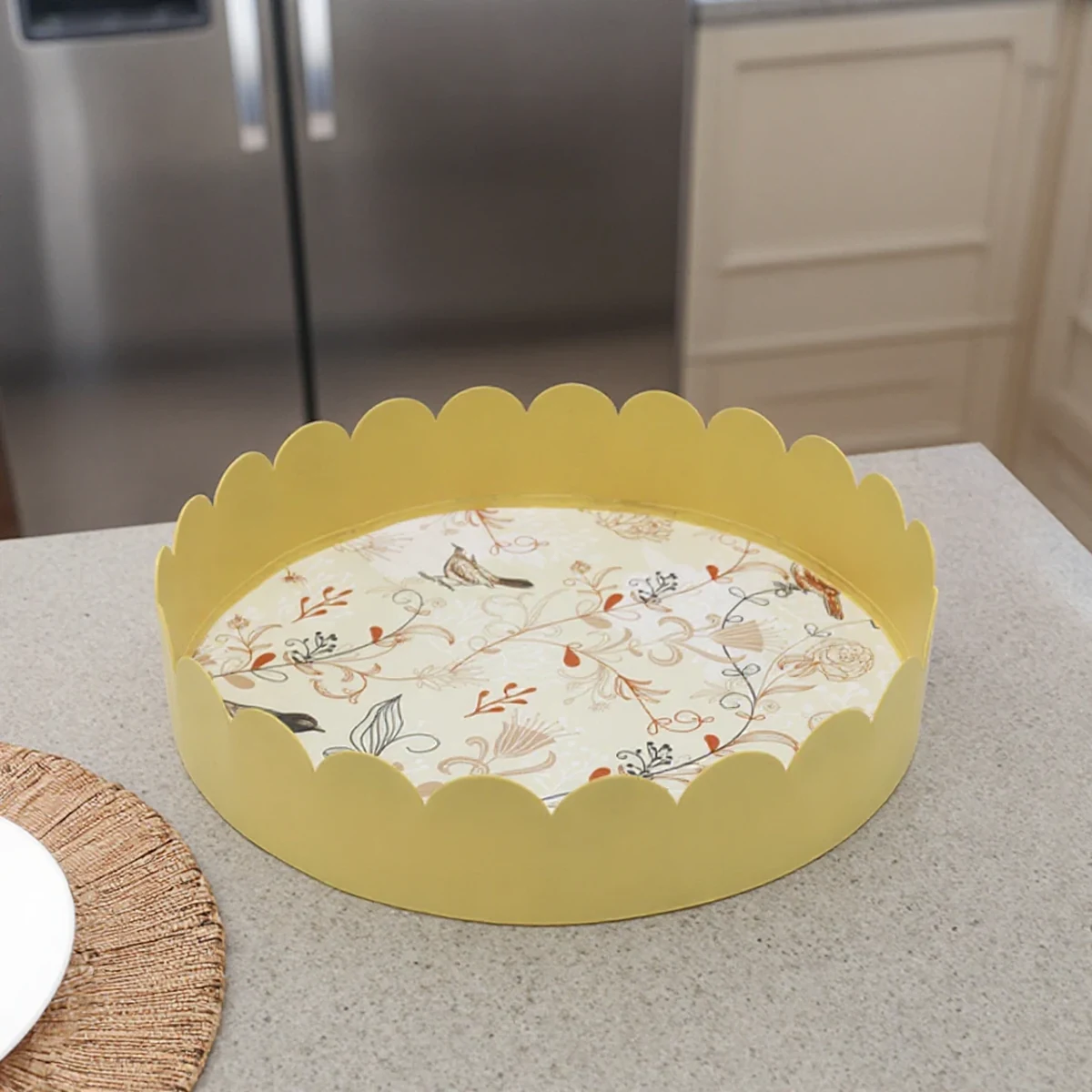 Vintage Metal Decorative Tray