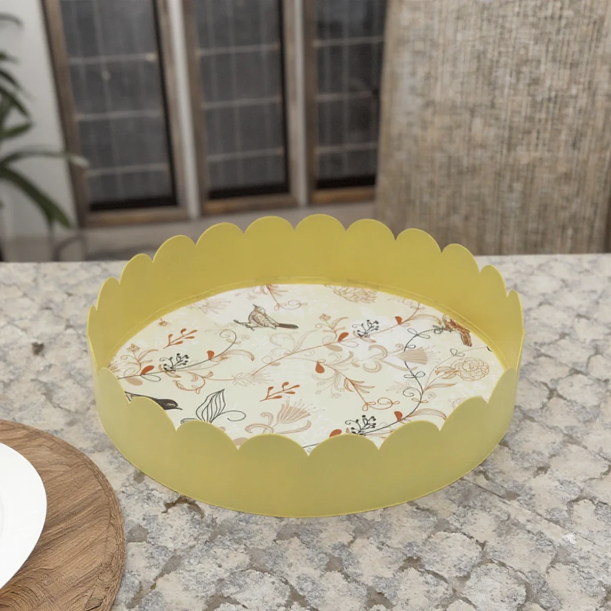 Vintage Metal Decorative Tray