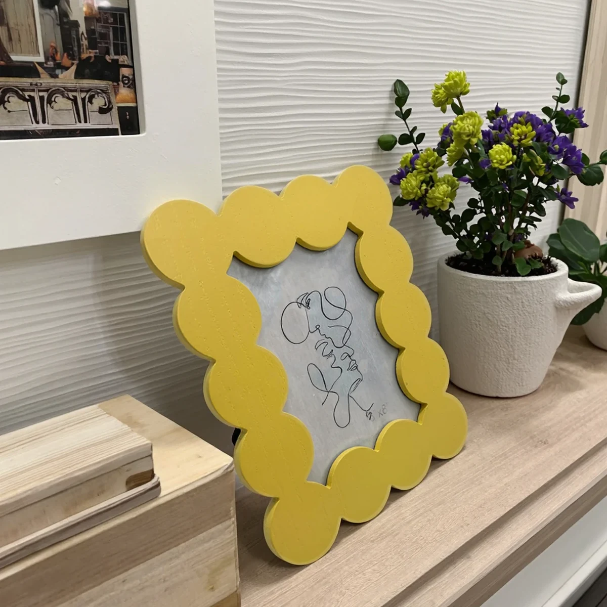 Rustic Solid Wood Picture Frame