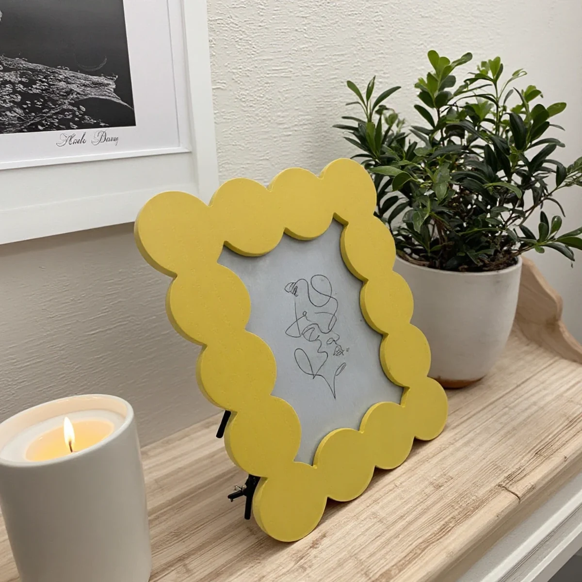 Rustic Solid Wood Picture Frame