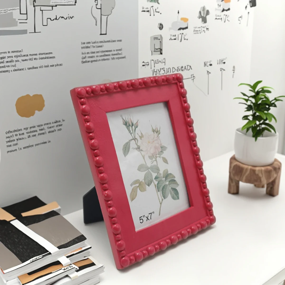 Vintage Resin Rectangle Picture Frame