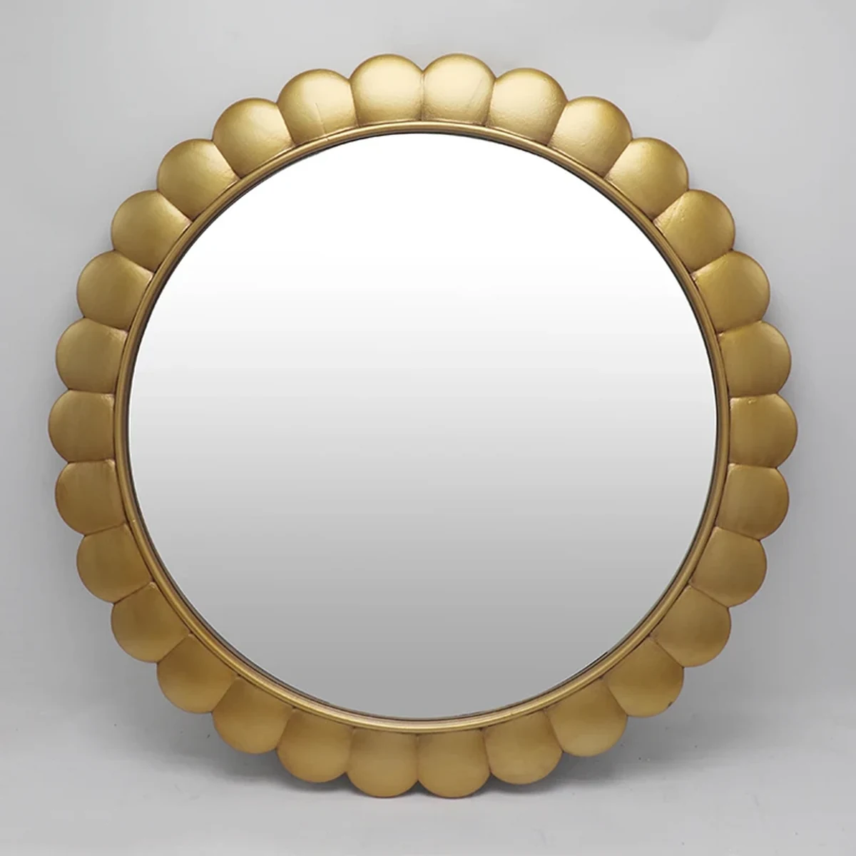 Luxury Metal Round Round Wall Mirror