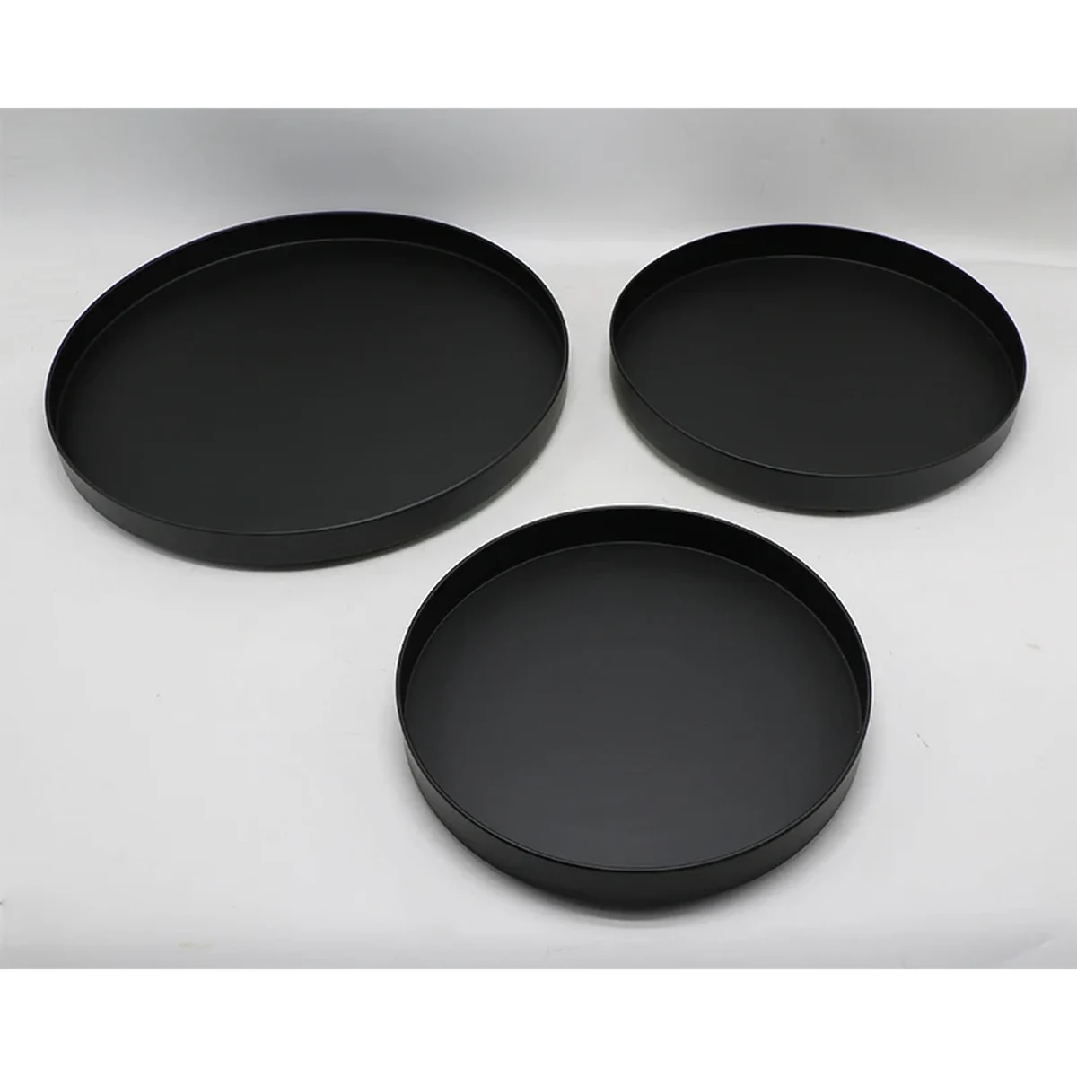 Modern Metal Round Decorative Tray