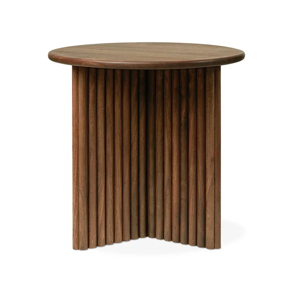 Modern Solid Wood Round Coffee Accent Table