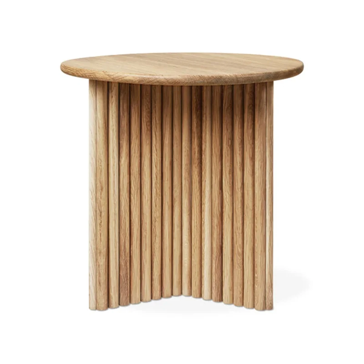 Modern Solid Wood Round Coffee Accent Table