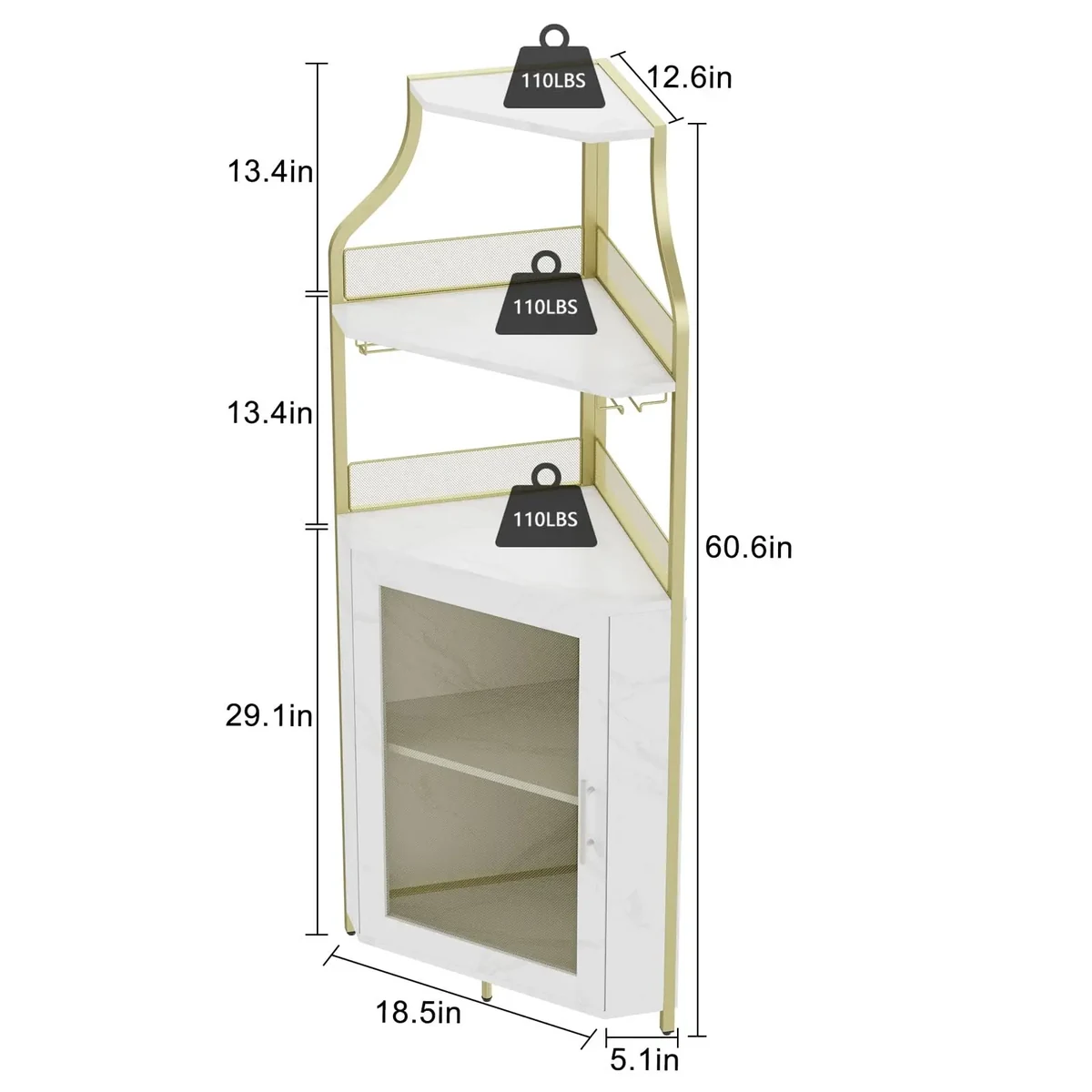 Classic Glass Wine Rack