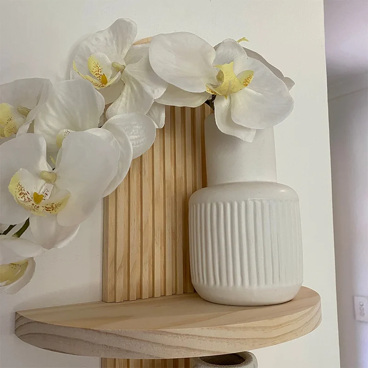 Modern Solid Wood Floating Wall Shelf