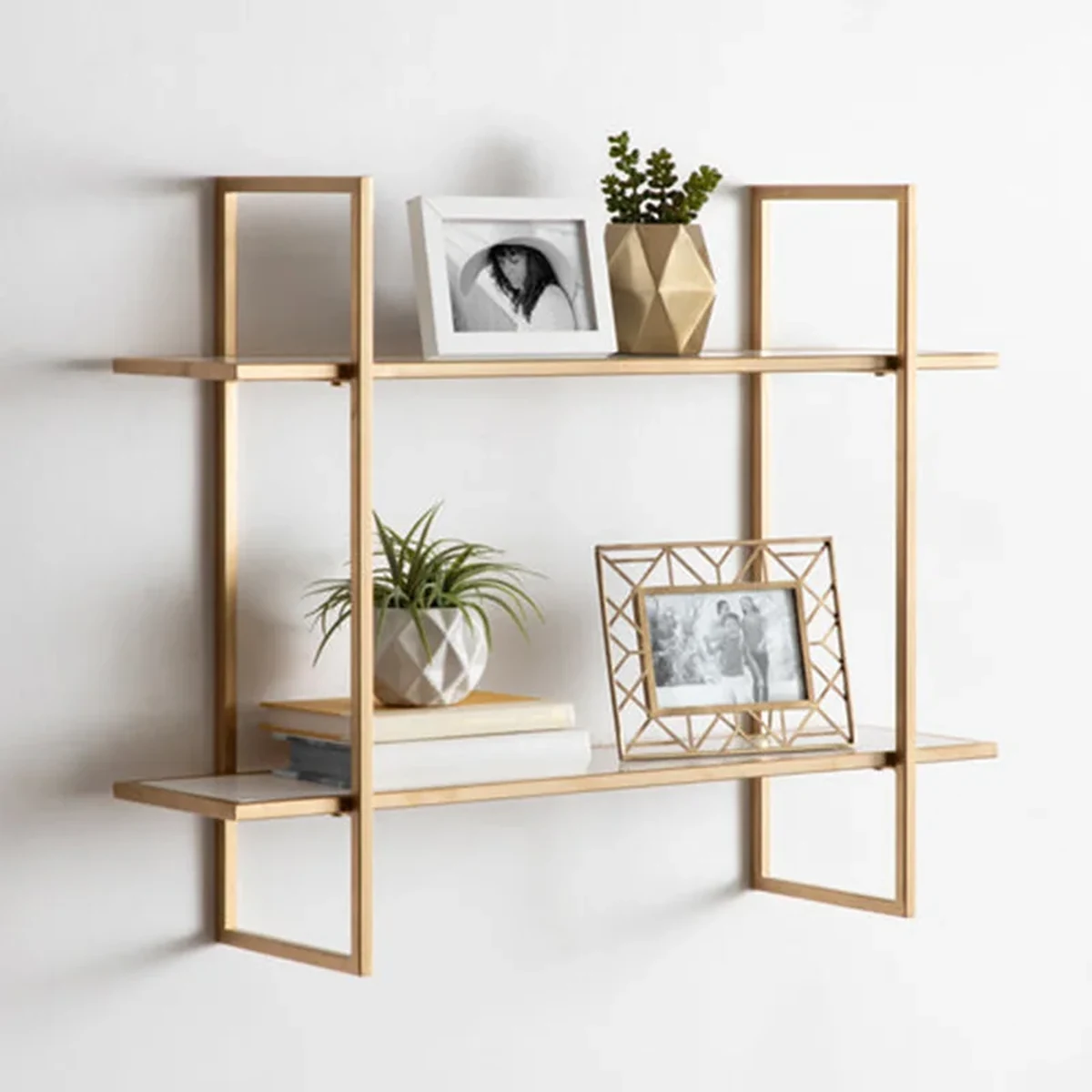 Nordic Metal Floating Wall Shelf
