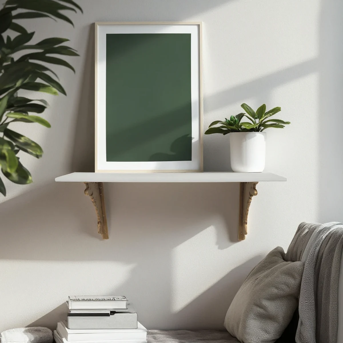 Nordic Metal Floating Wall Shelf
