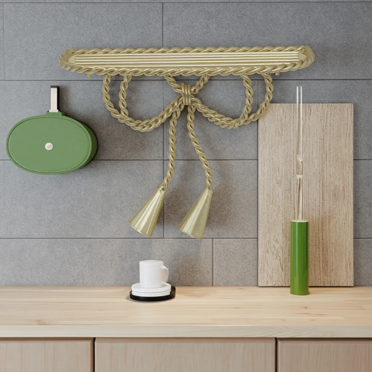 Classic Metal Floating Wall Shelf