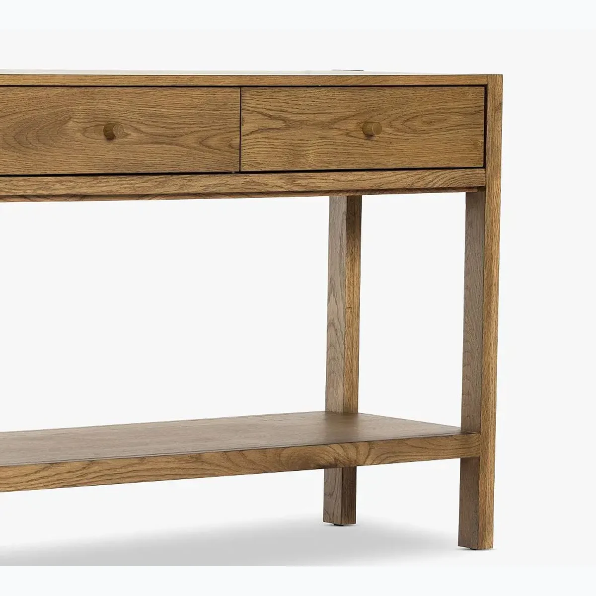 Farmhouse Solid Wood Console Accent Table