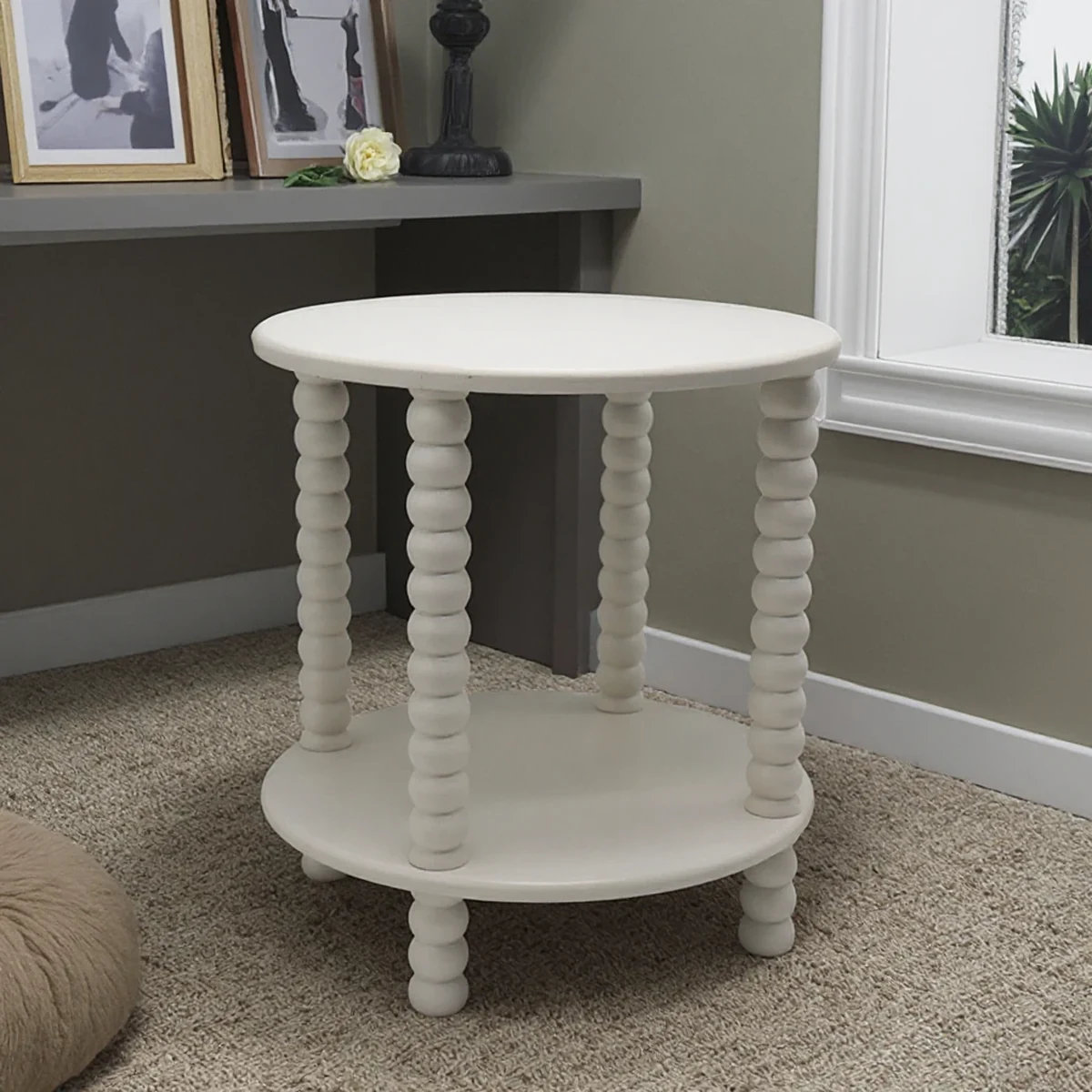 European Solid Wood Coffee Accent Table