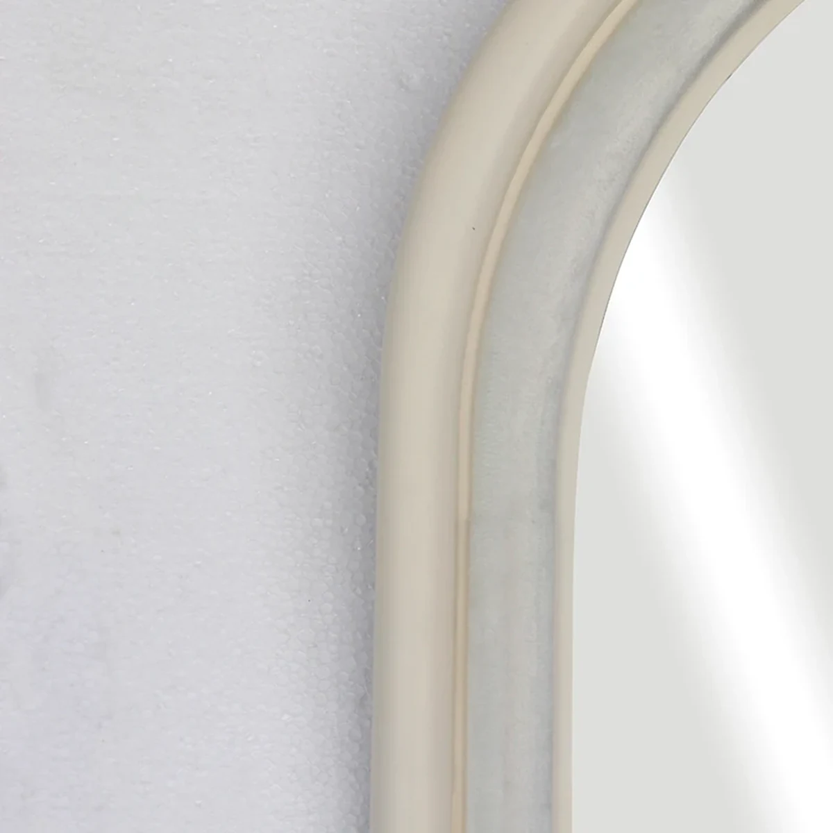 Modern Solid Wood Arched Arch Full-Length Mirror