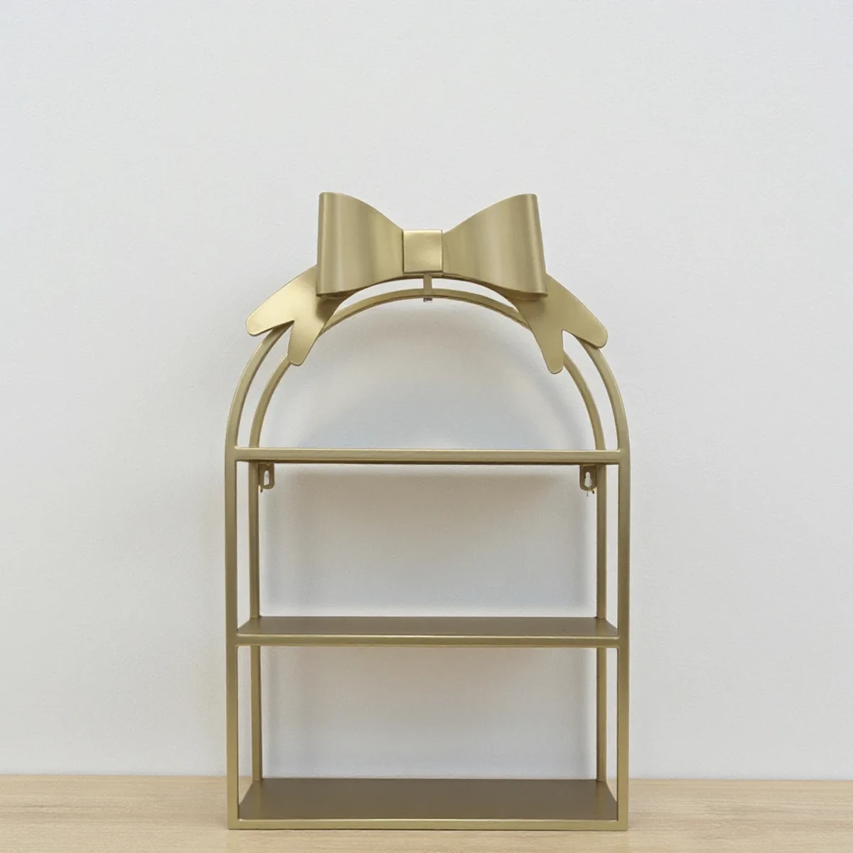 Classic Metal Arch Floating Wall Shelf