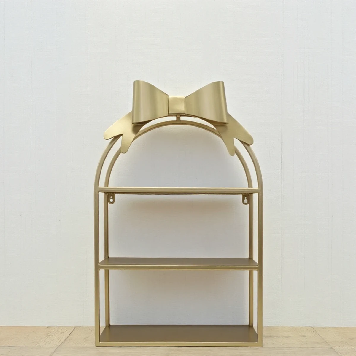 Classic Metal Arch Floating Wall Shelf