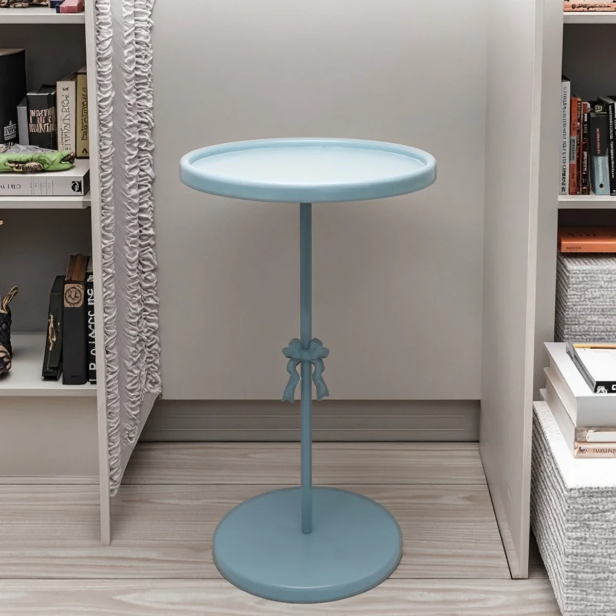 Modern Metal Round Coffee Accent Table