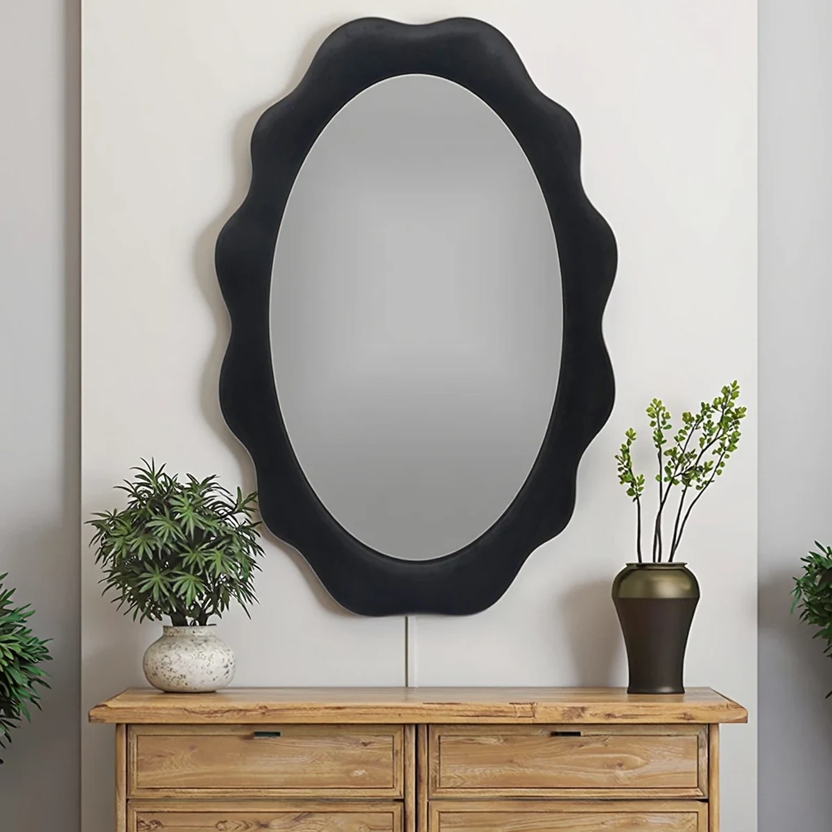 Classic Solid Wood Wall Mirror