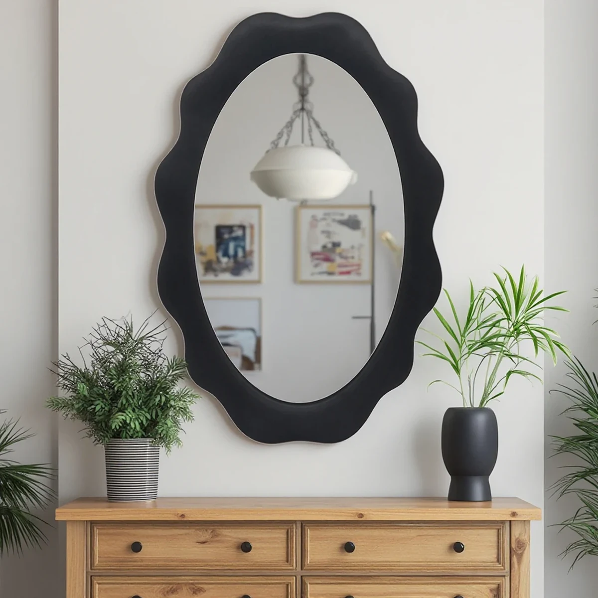 Classic Solid Wood Wall Mirror