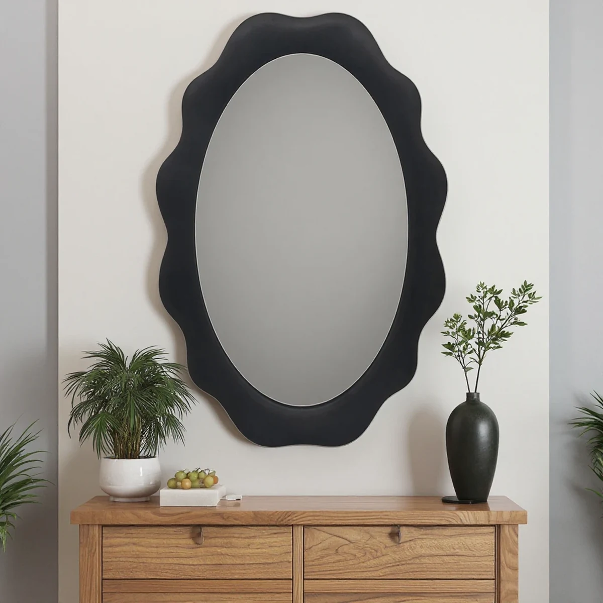 Classic Solid Wood Wall Mirror