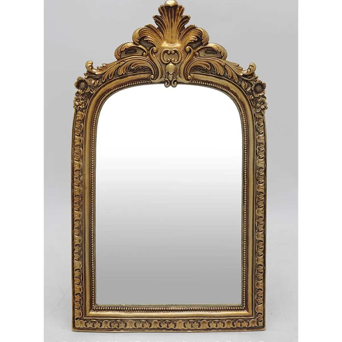 European Resin Tabletop Vanity Mirror