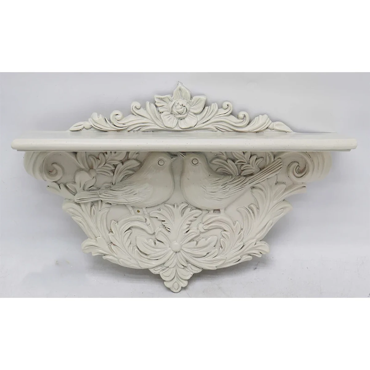 European Solid Wood Floating Floating Wall Shelf