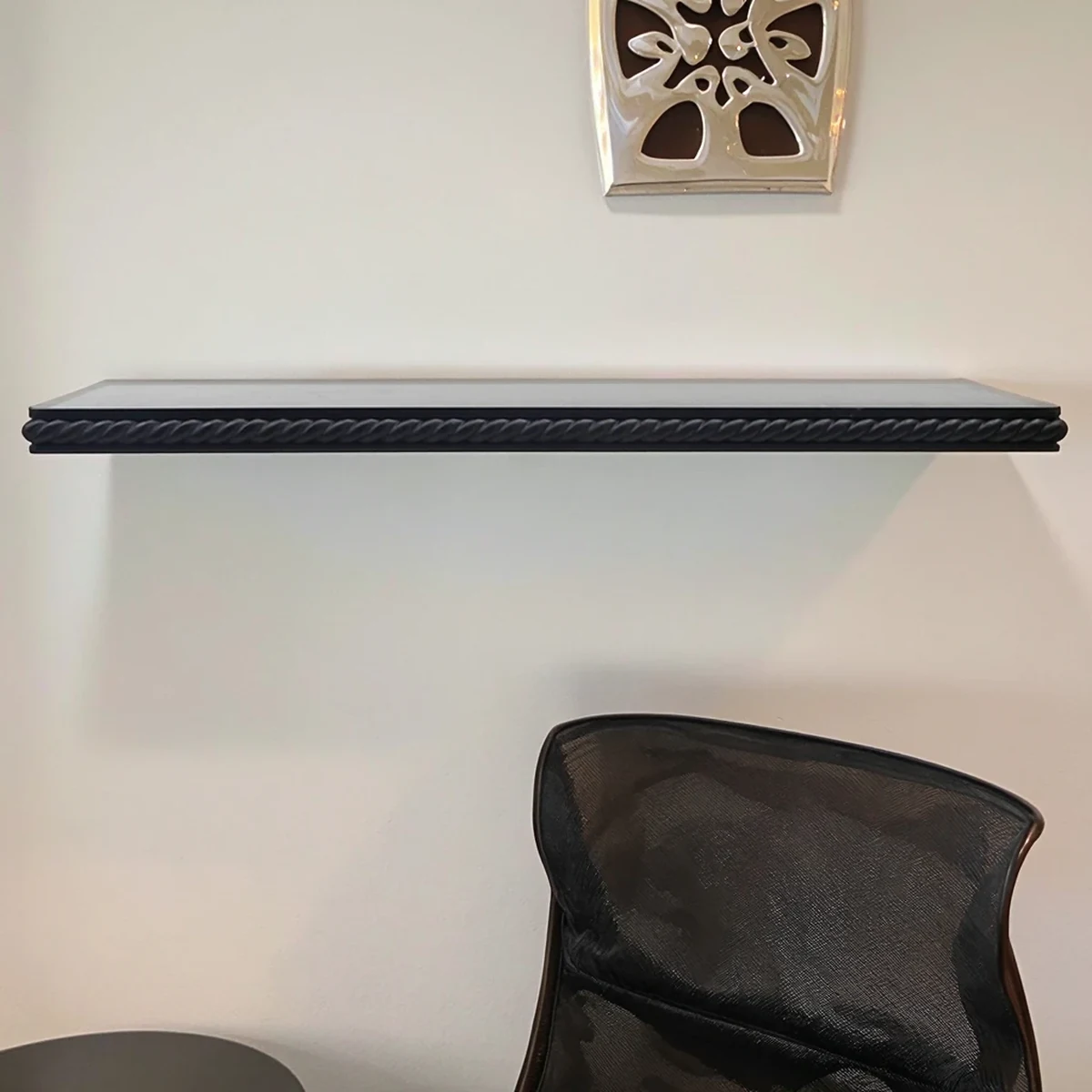 Modern Solid Wood Floating Floating Wall Shelf
