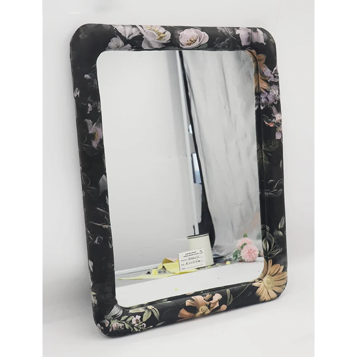 Handmade Solid Wood Rectangle Wall Mirror