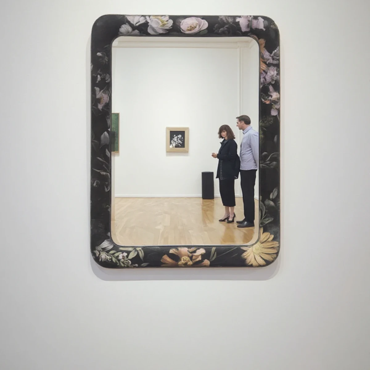 Handmade Solid Wood Rectangle Wall Mirror