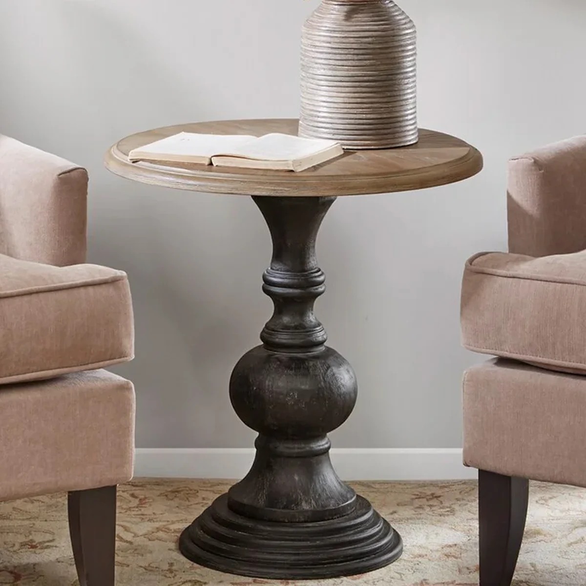 Modern Solid Wood Coffee Side Accent Table