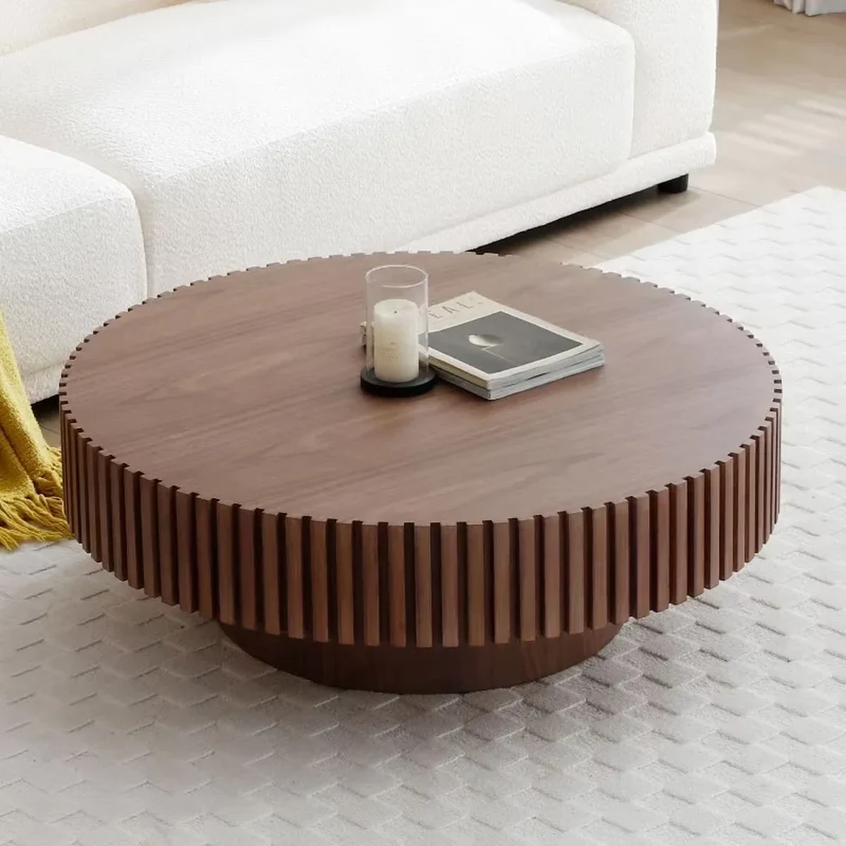 Classic Solid Wood Coffee Side Accent Table
