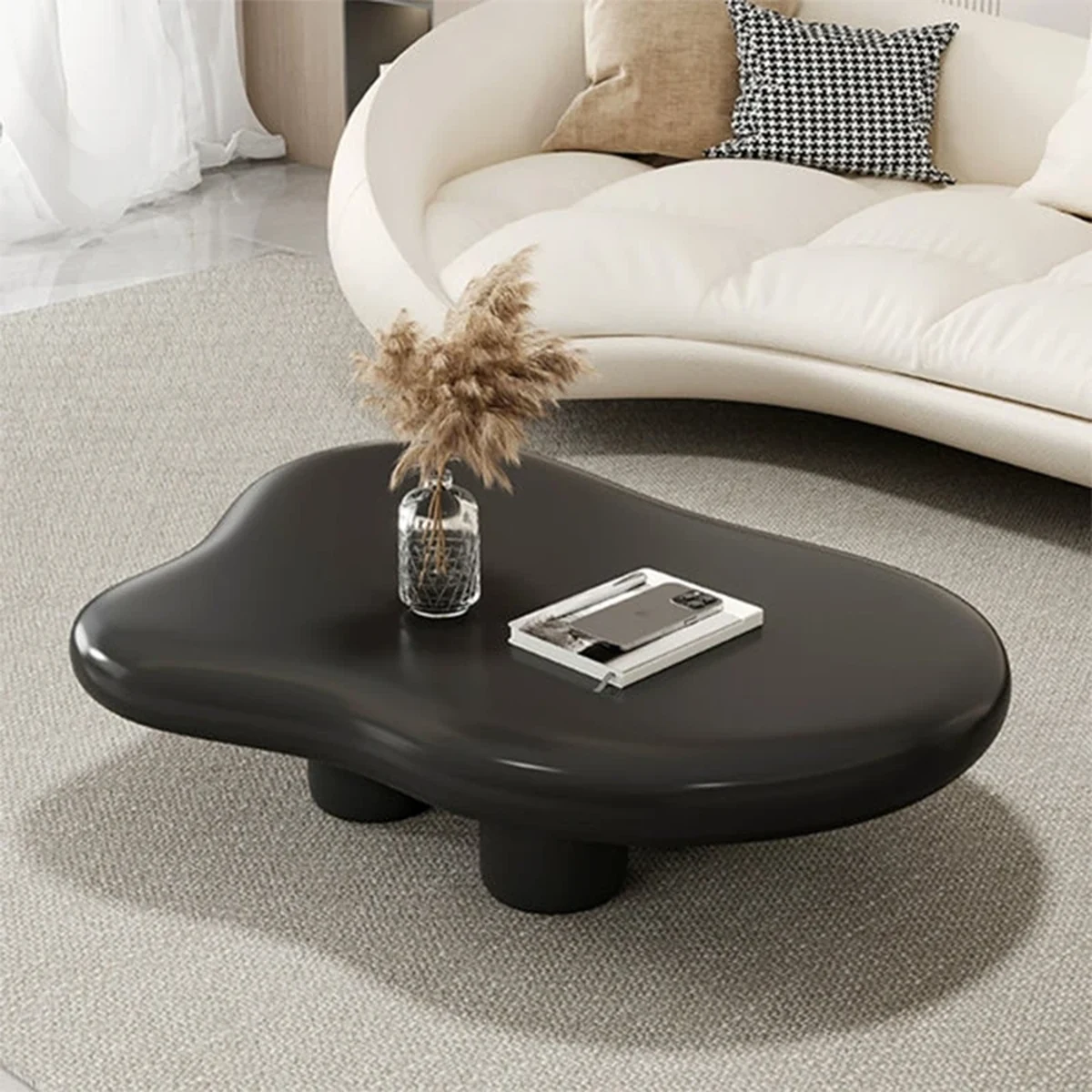 Minimalist Solid Wood Coffee Accent Table