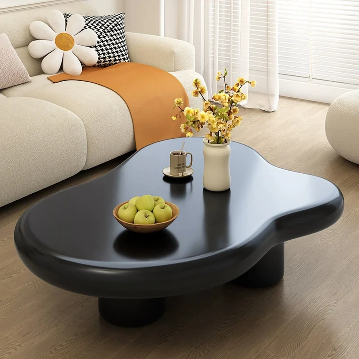 Minimalist Solid Wood Coffee Accent Table