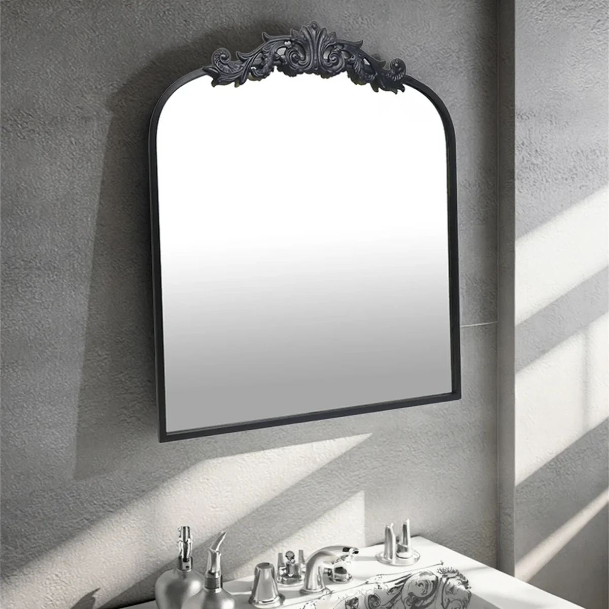 Vintage Metal Wall Mirror