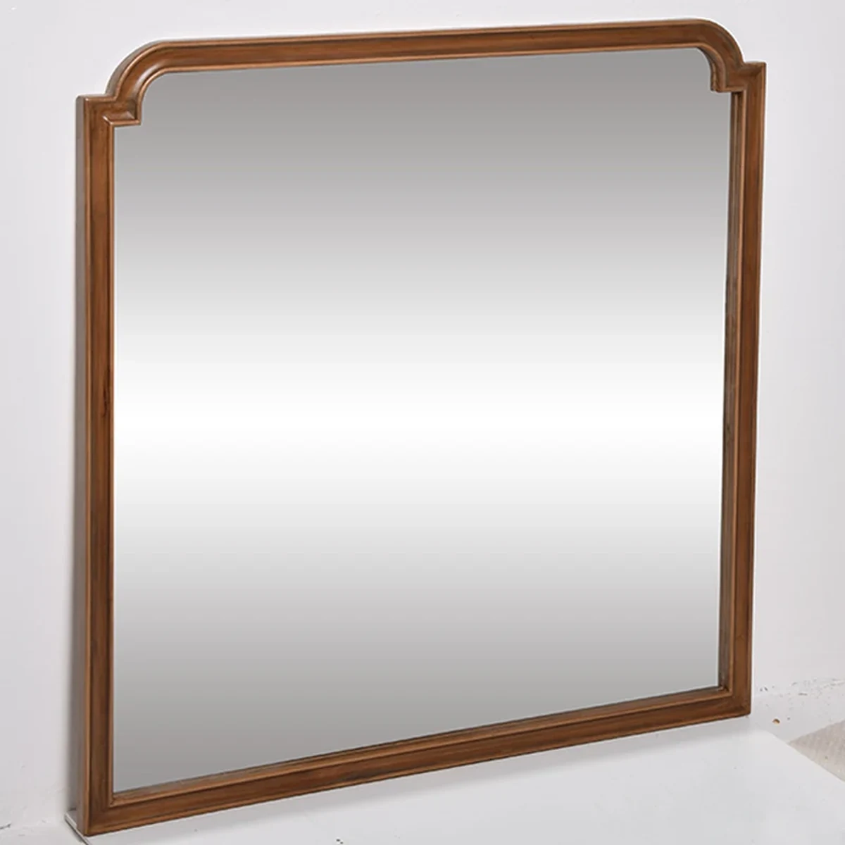 Rustic Solid Wood Wall Mirror