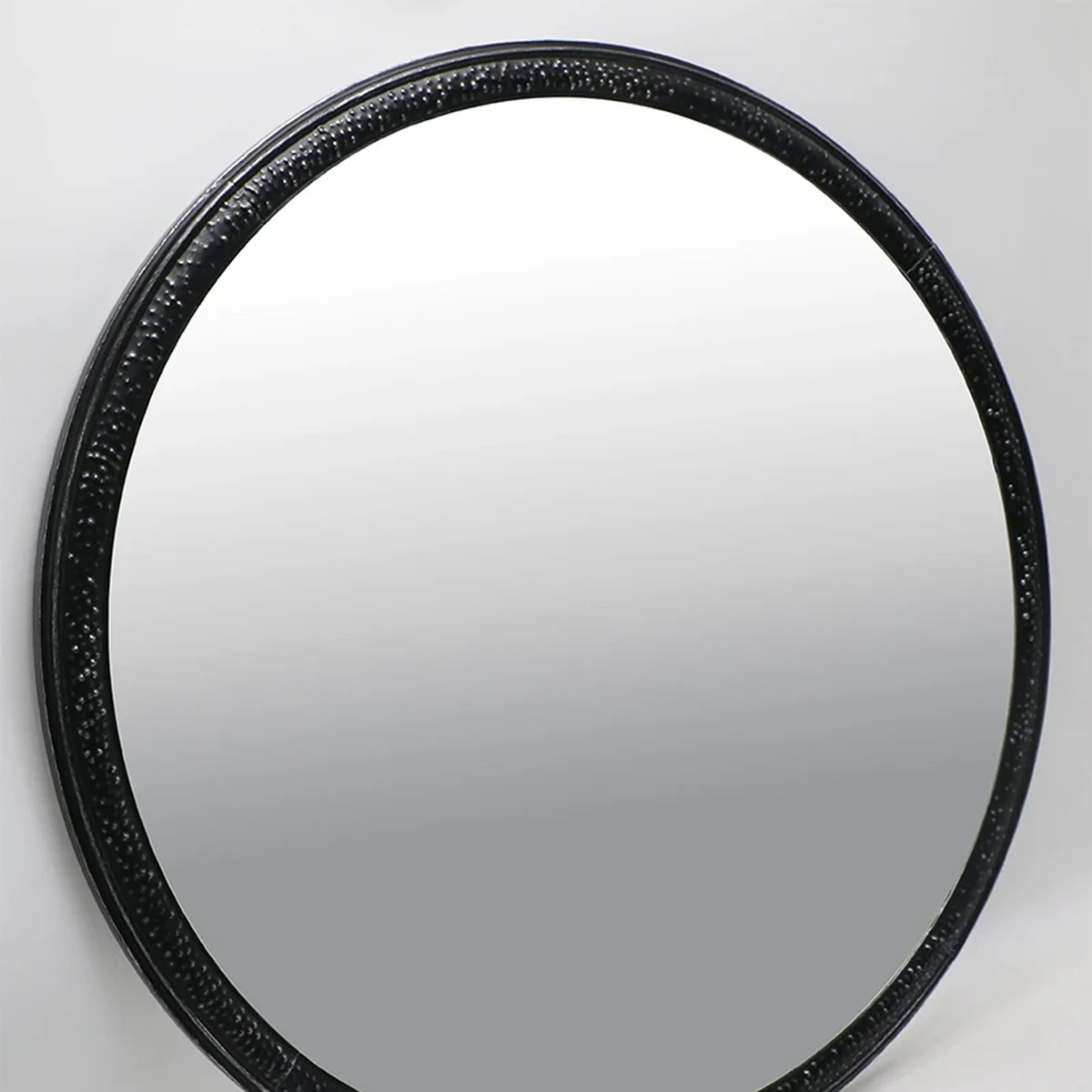 Modern Metal Round Round Wall Mirror