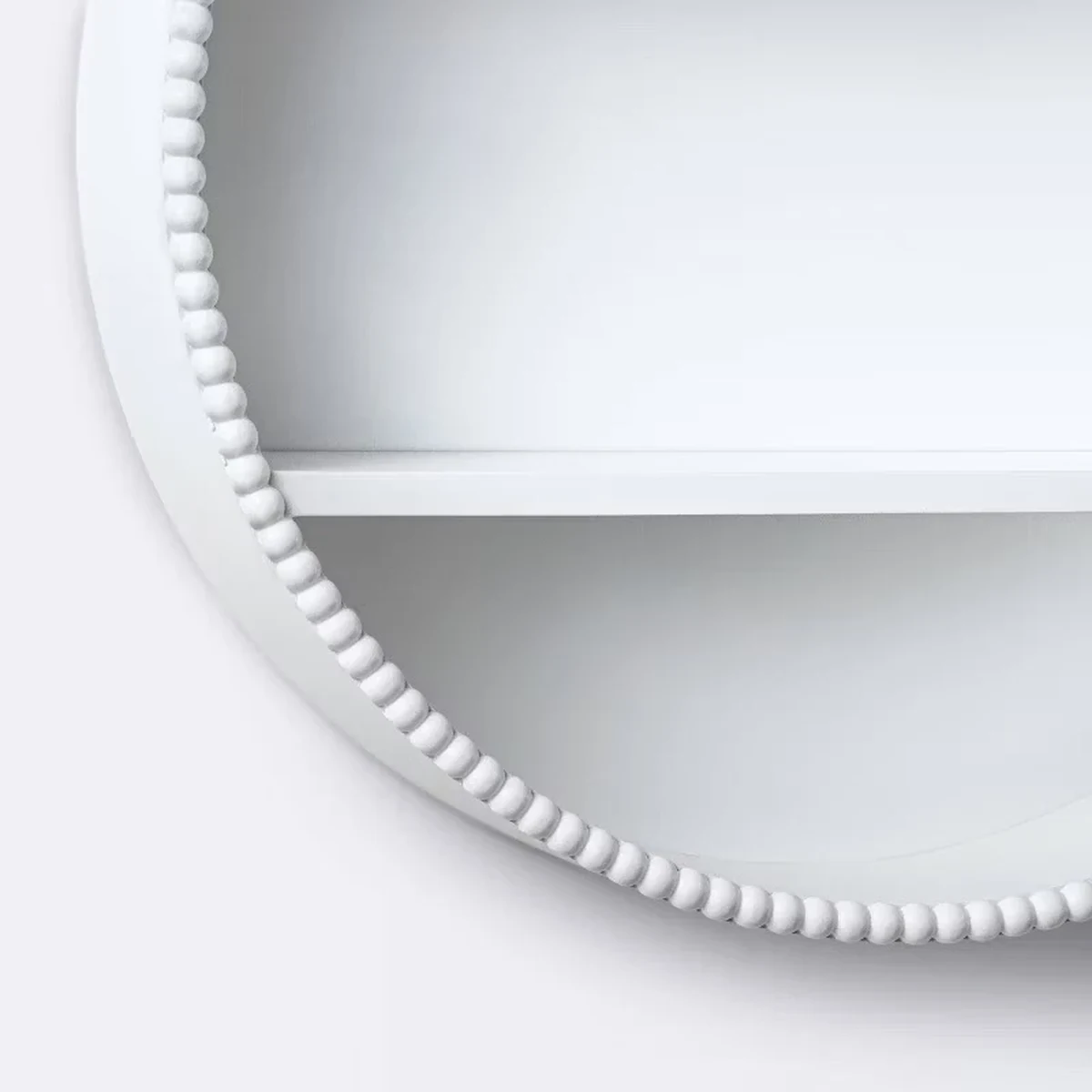 Modern Solid Wood Round Floating Floating Wall Shelf