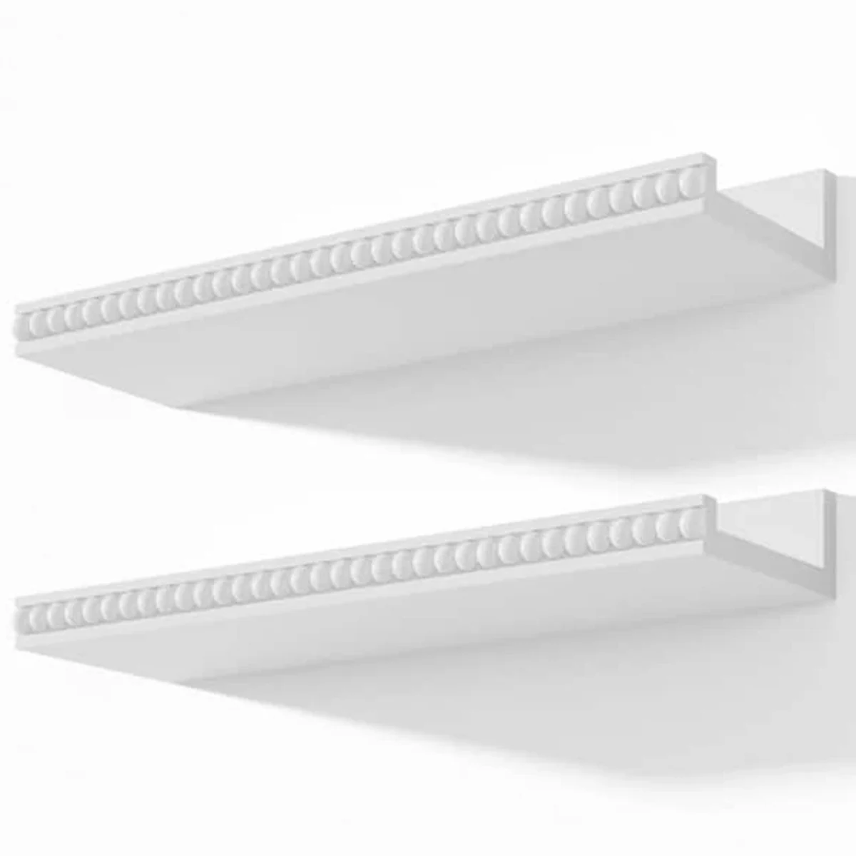 Rustic Solid Wood Floating Floating Wall Shelf