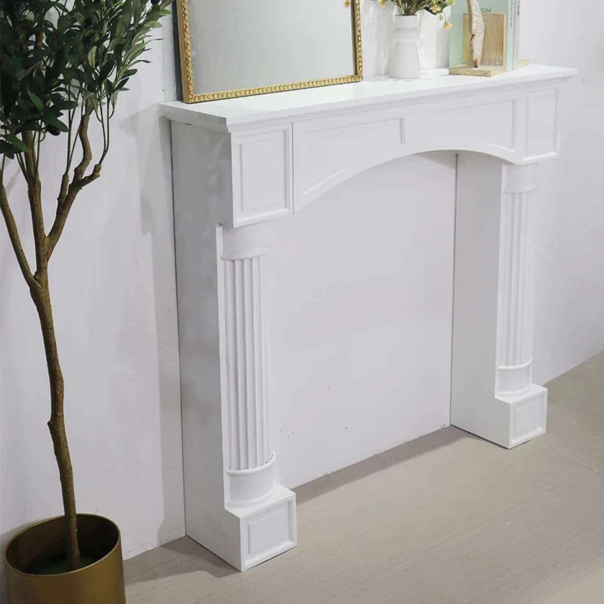 European Solid Wood Console Accent Table