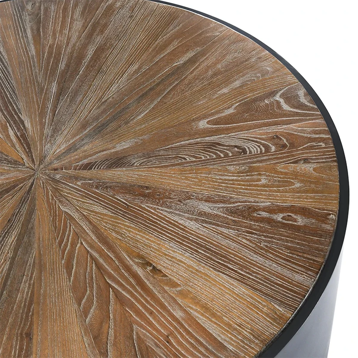 Farmhouse Solid Wood Round Coffee Accent Table