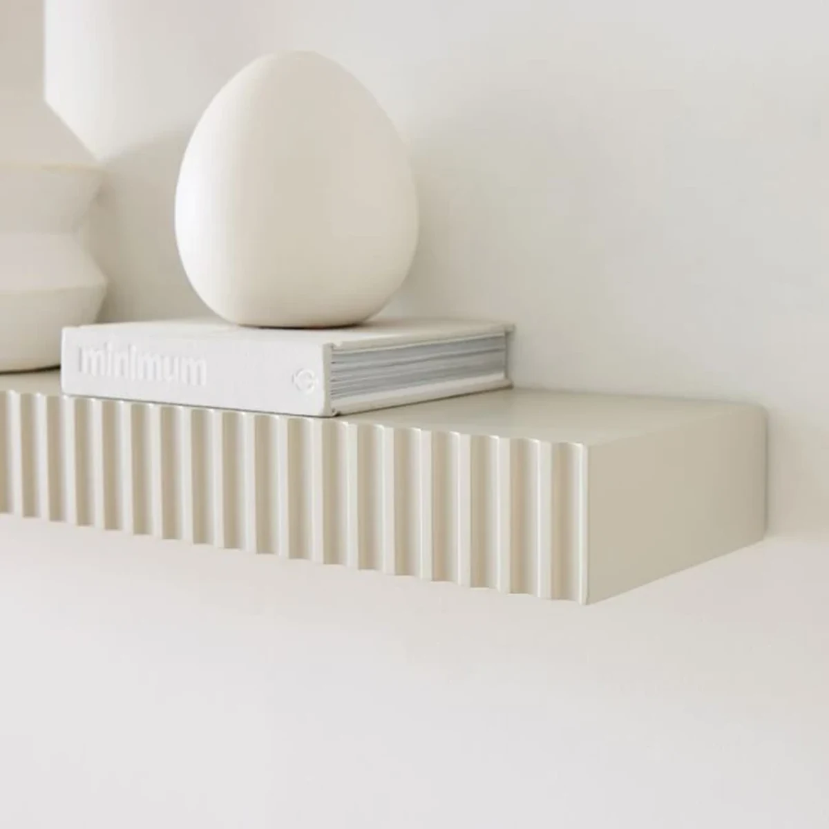 Rustic Solid Wood Floating Wall Shelf